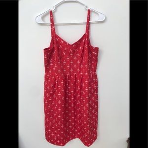 J Crew Red Mini Dress